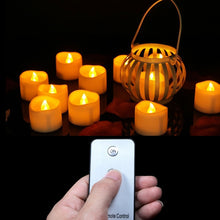 Load image into Gallery viewer, Pack of 6 Remote Led Tealights Candles