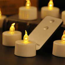 Load image into Gallery viewer, Pack of 6 Remote Led Tealights Candles
