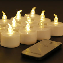 Load image into Gallery viewer, Pack of 6 Remote Led Tealights Candles