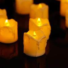 Load image into Gallery viewer, Pack of 12 LED Flameless Votive Candles