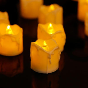 Pack of 12 LED Flameless Votive Candles