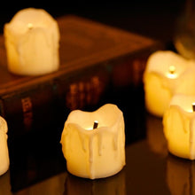 Load image into Gallery viewer, Pack of 12 LED Flameless Votive Candles