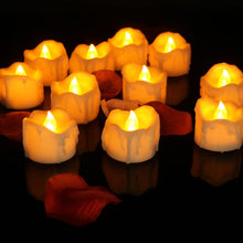 Load image into Gallery viewer, 6 or 12 Flickering Flameless Candles