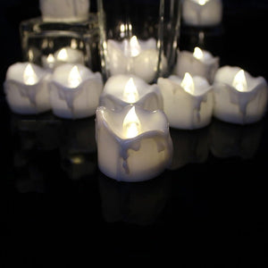 6 or 12 Flickering Flameless Candles