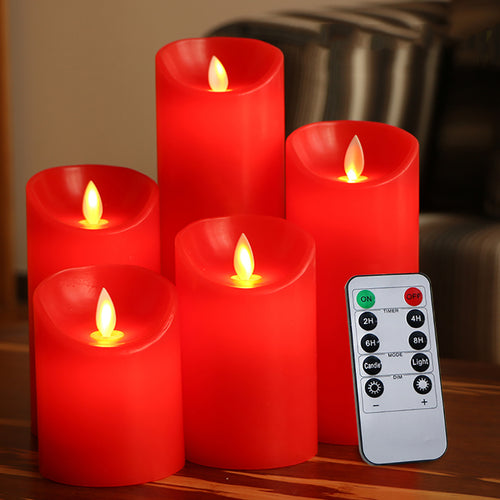 Flameless Red Candle